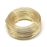 Uniq Perler Tråd etc 2.5 mm aluminiums wire, forgyldt.