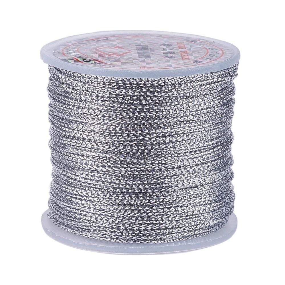 Uniq Perler Tråd etc Metallic snor-silver