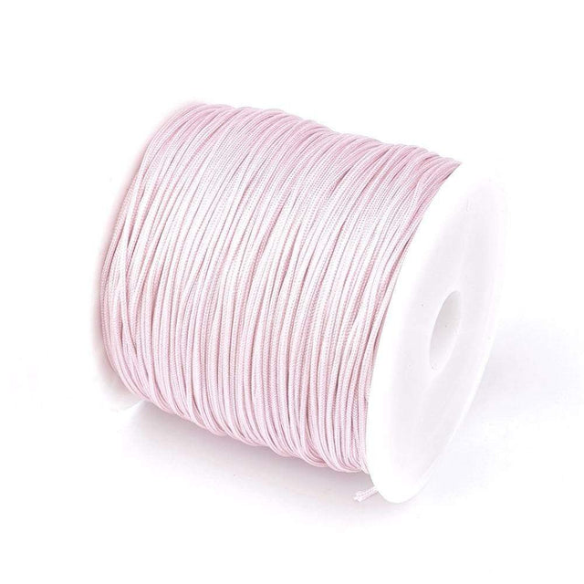 Uniq Perler Tråd etc Nylon snor 0,8 mm (Rosa), 45 meter