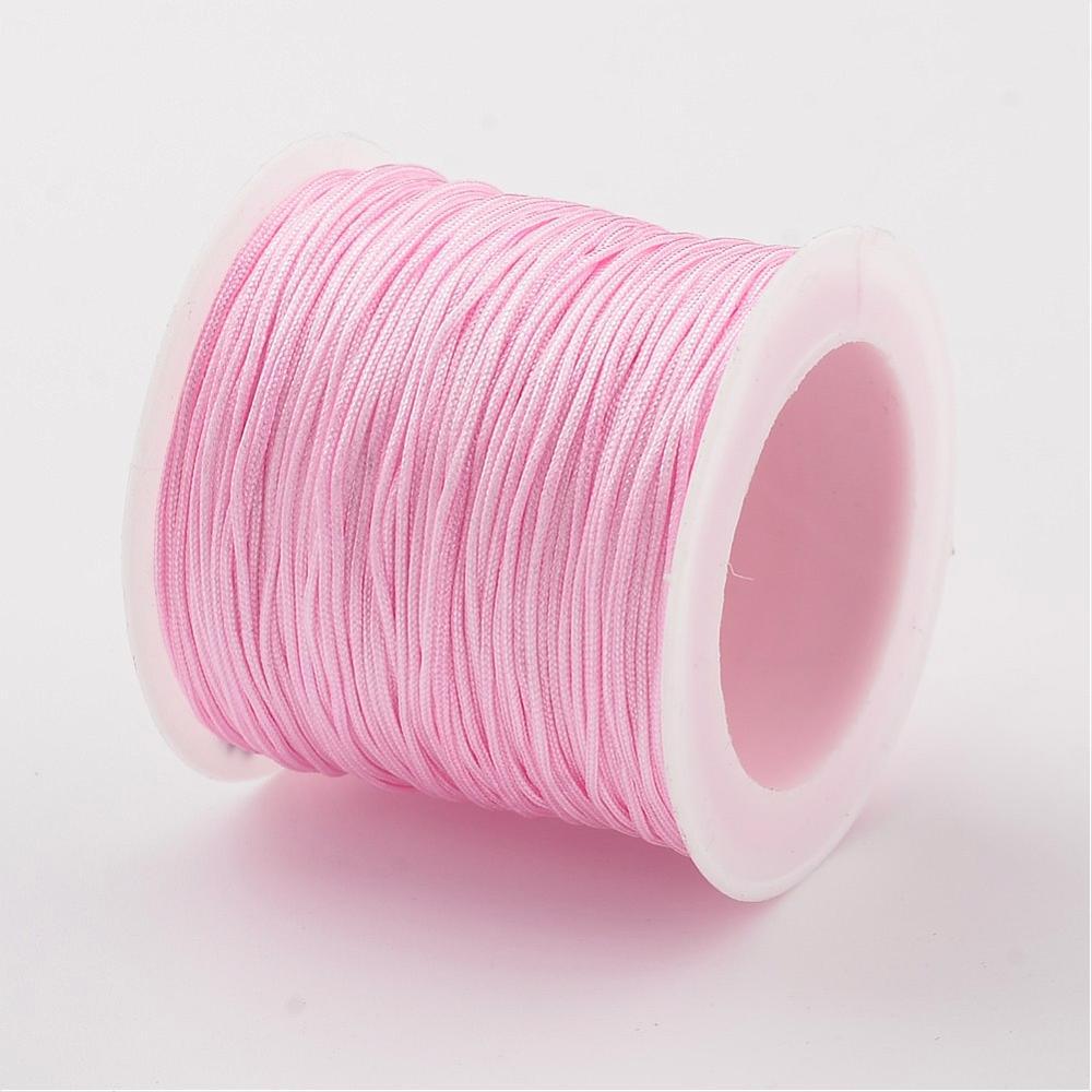 Uniq Perler Tråd etc Nylon snor 1 mm (Rosa)