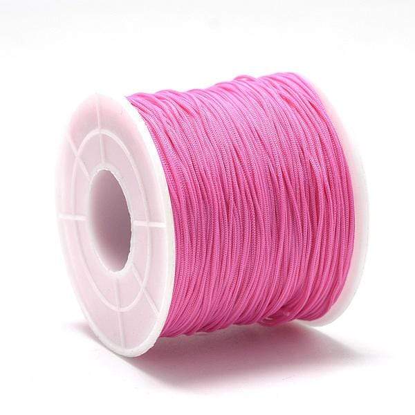 Uniq Perler Tråd etc Polyester tråd, 0,5 mm, 120 meter, koral/pink