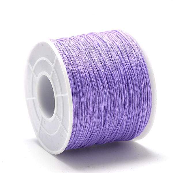 Uniq Perler Tråd etc Polyester tråd, 0,5 mm, 120 meter, lilla