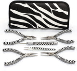 Uniq Perler Værktøj 6 dele værktøjssæt zebra look