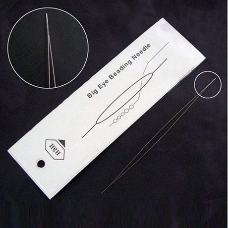 Uniq Perler Værktøj Stål nål med stort øje/splitnål 75mm