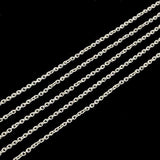 Vandfast Ankerkæde – Stål (2x1,5x0,4mm), Pr. meter - Uniq Perler - 366524