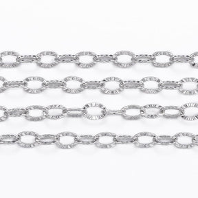 Water-resistant Chain Starlink Pattern, Steel, (3.5x2.5x0.4mm) - Uniq Perler - 734848