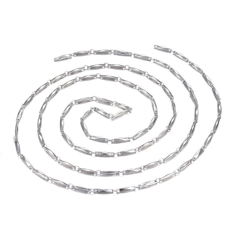 Vandfast Link Kæde - Stål (11x2x2,5mm) - Uniq Perler - 10747