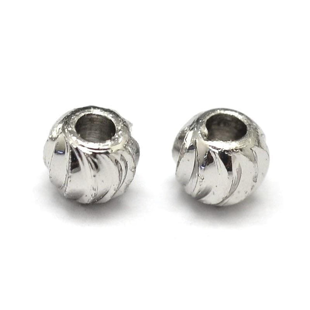 Vandfast Perler Med Tvistet Mønster, 3x2mm, (20 Stk.) - Uniq Perler - 173742