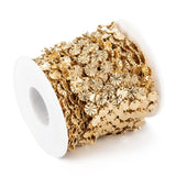 Vandfast Snowflake Kæde, Forgyldt Stål, (4x0,7mm) - Uniq Perler - 114046