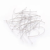 Vandfaste Perlestave Med Rundt Hoved – Stål (35x0,4mm), 250 Stk - Uniq Perler - 157272