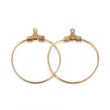 Vedhæng/Ring Str. 29x26,5mm, Forgyldt Stål - Uniq Perler - 0000005867, 139456845678412868080850