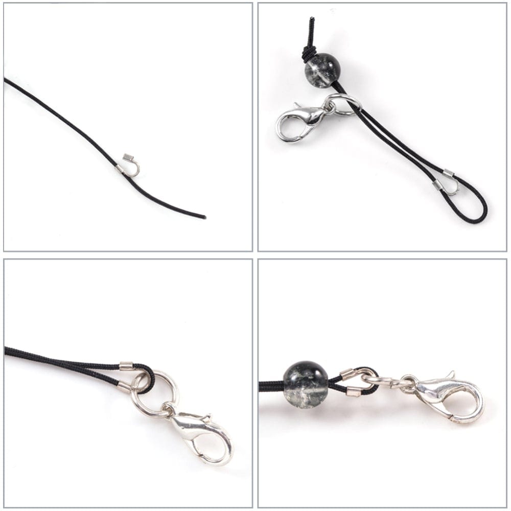 Wirebeskyttere – Gun Metal (4,5x4x1mm), 20 stk - Uniq Perler - 0000008220