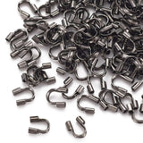 Wirebeskyttere – Gun Metal (4,5x4x1mm), 20 stk - Uniq Perler - 0000008220